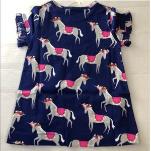 Mini Boden Girls Unicorn Tunic sz 9-10Y